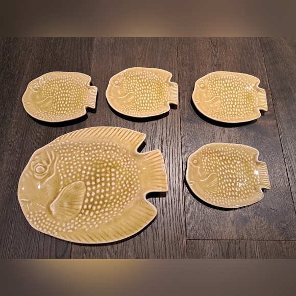 Abbott fish dish set - Picture 2 of 7